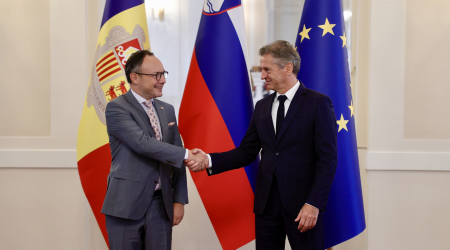 Xavier Espot i Robert Golob (Foto: Nebojša Tejić/STA)