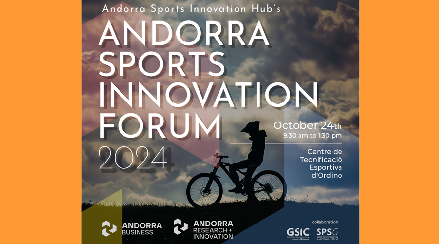 Cartell anunciant l'Andorra Sports Innovation Forum (AR+I)