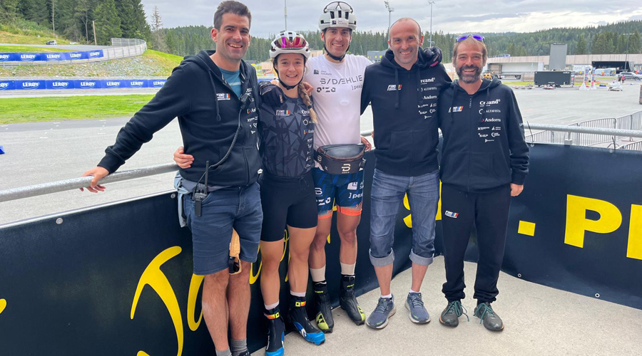 Equip nacional de fons, a Noruega, en una imatge d'aquesta pretemporada (FAE)