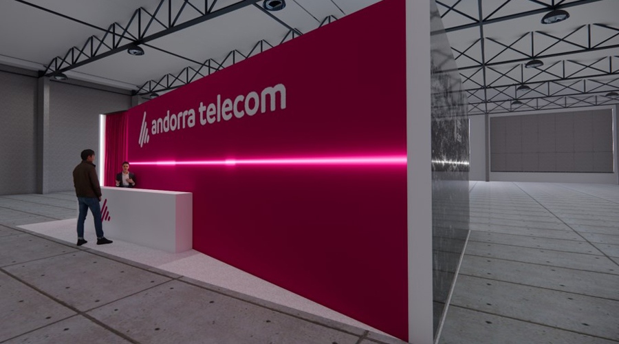 Estand d'Andorra Telecom a la Fira d'Andorra la Vella (Andorra telecom)