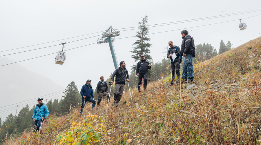 Tasques d'inspecció per a determinar on s'instal·laran les càmeres (Ruben Calvo)