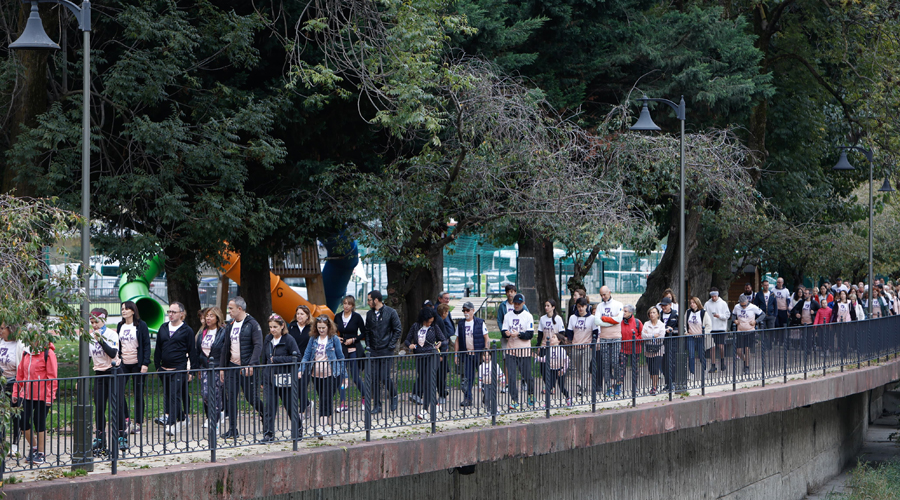 Participants en la marxa popular de la vall central (SFGA)