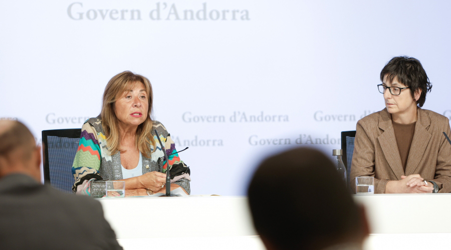La ministra Conxita Marsol i la directora de l’INH, Marta Alberch (SFGA)