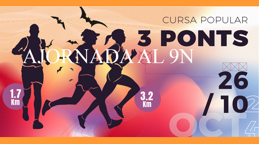 S'ajorna la cursa dels 3 Ponts fins al dissabte 9 de novembre