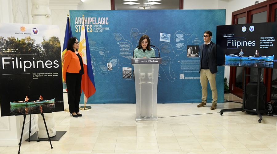 La ministra, Imma Tor, en la seva intervenció en la inauguració de l'exposició (SFGA)