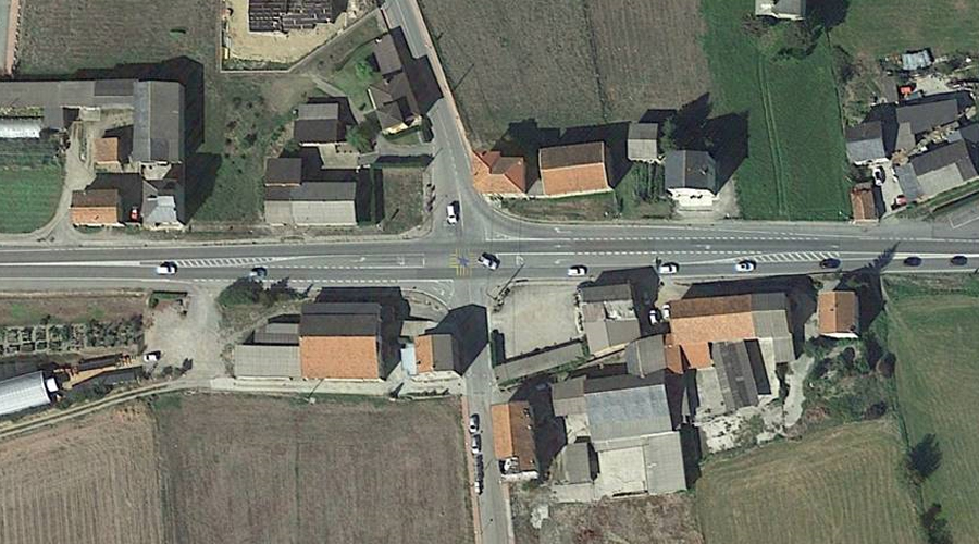 El punt on es construirà la nova glorieta