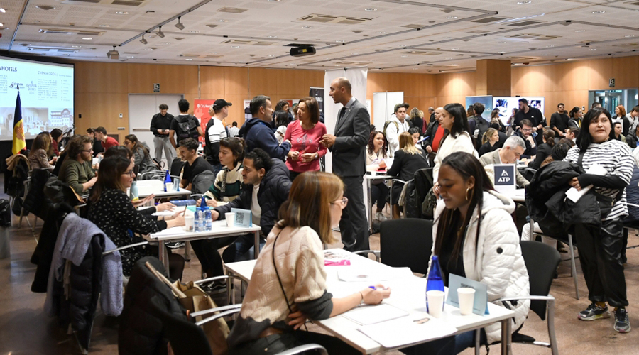 Una imatge de la 7a edició del Job Meeting a Andorra (SFGA)