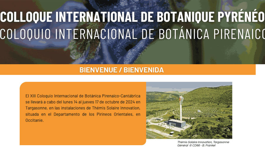 Informació de les XIII Jornades Internacionals de Botànica Pirineu-Cantàbria