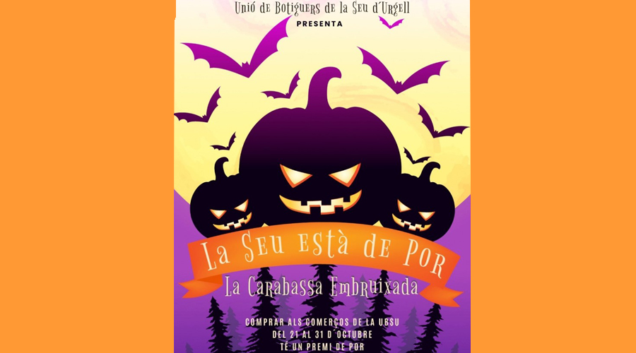 Cartell de la campanya "La Seu està de por"