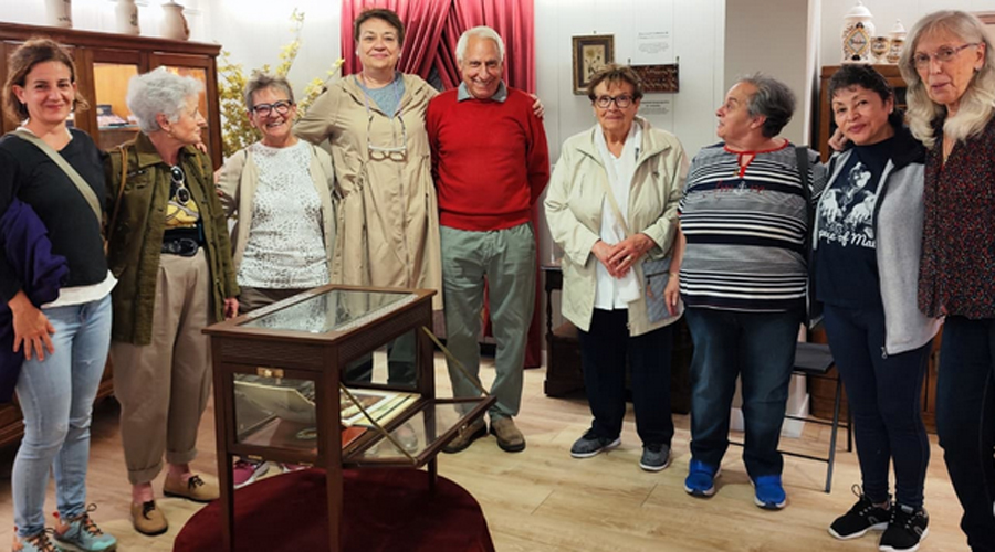 Una de les visites guiades al Museu de l'Homeopatia, aquesta setmana passada (Foto: Farmàcia Purgimon)