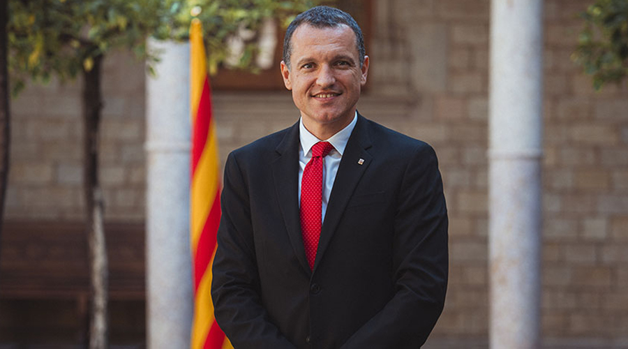 Òscar Ordeig, conseller d’Agricultura, Ramaderia, Pesca i Alimentació de la Generalitat (Aj. la Seu)