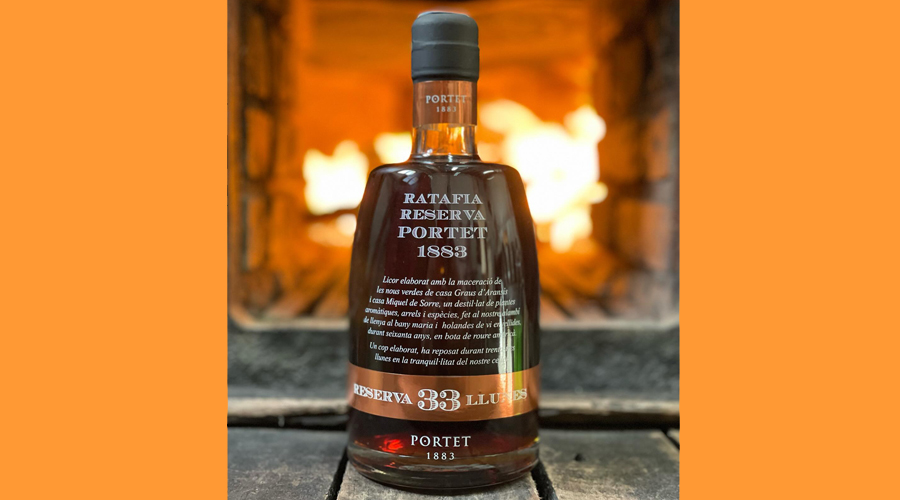 Una de les ratafies guardonades de Licors Portet. Foto: Licors Portet