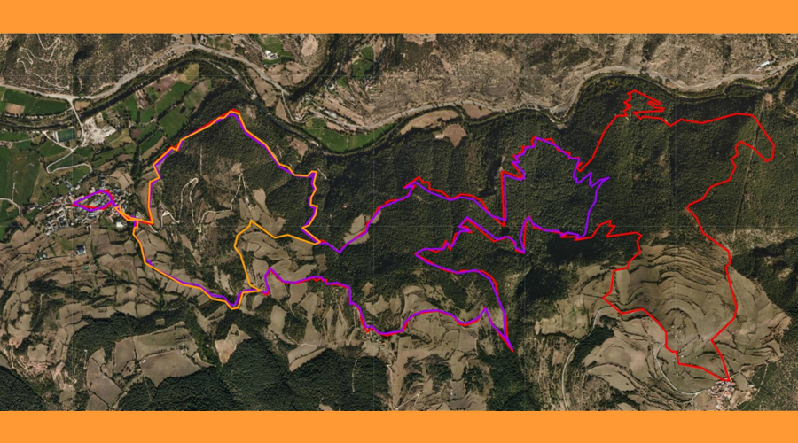 Mapa del recorregut de la cursa La Foranca