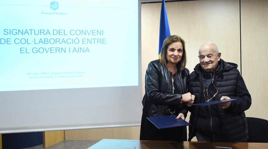La ministra, Trini Marín i mossèn Ramon de Canillo (SFGA)