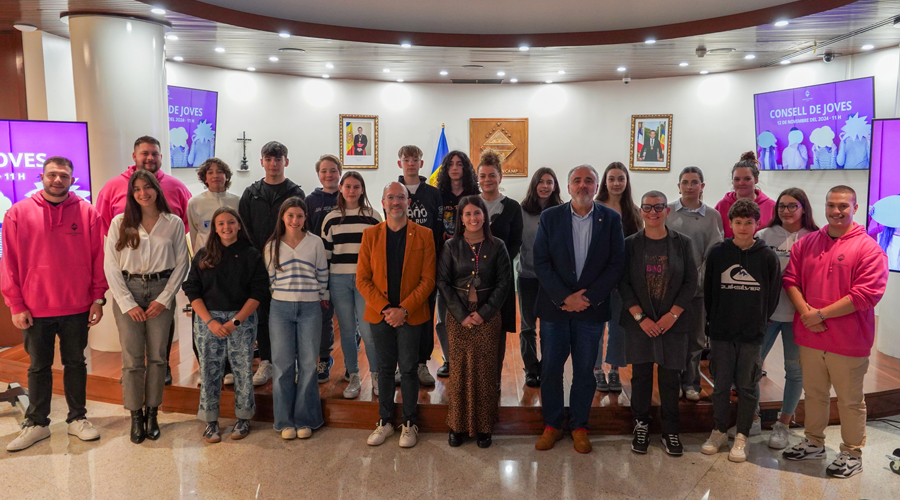 Els participants en el Consell de Joves d'Encamp (Comú d'Encamp)