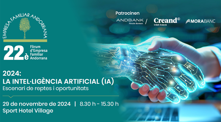 Cartell del 22è Fòrum d'Empresa Familiar Andorrana (EFA)