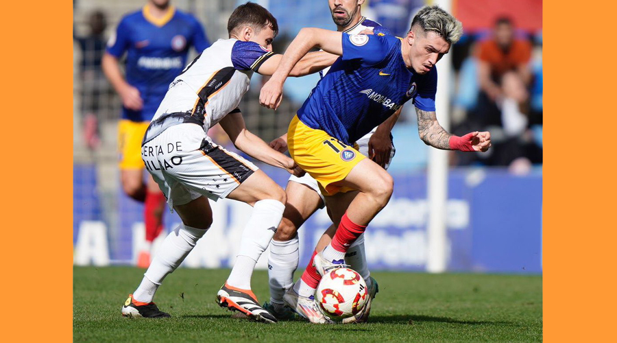 Imatge del partit entre l'FC Andorra i el Barakaldo (1-0). Foto: Club