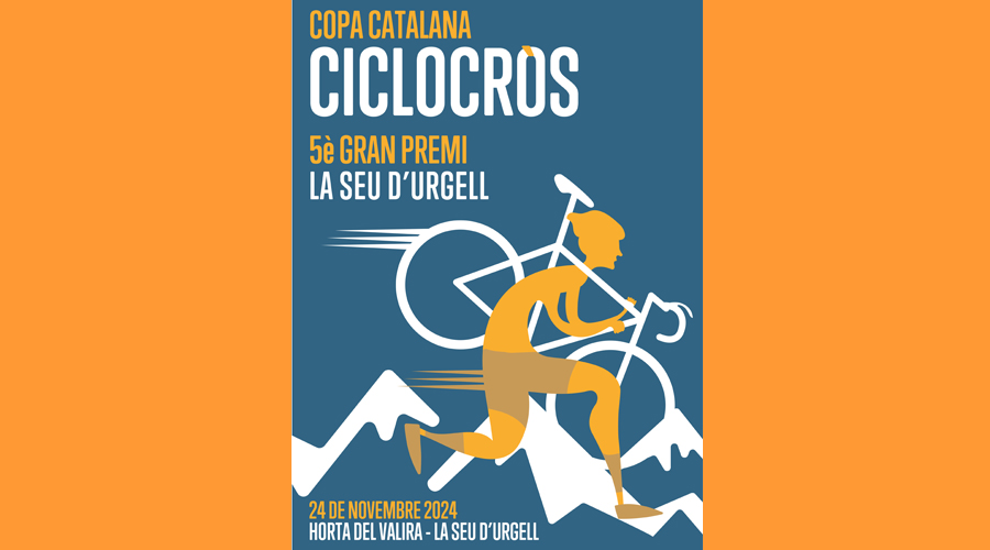 Cartell de la setena prova de la Copa Catalana de Ciclocròs (CX) 2024