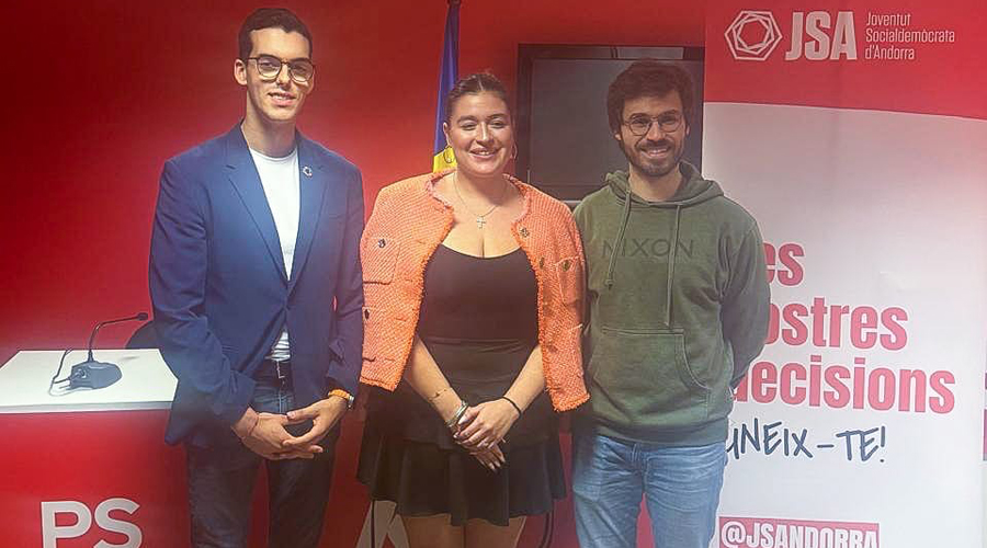 Yoel Ánder Suárez, Clàudia Cunill i Joao de Melo (JSA)