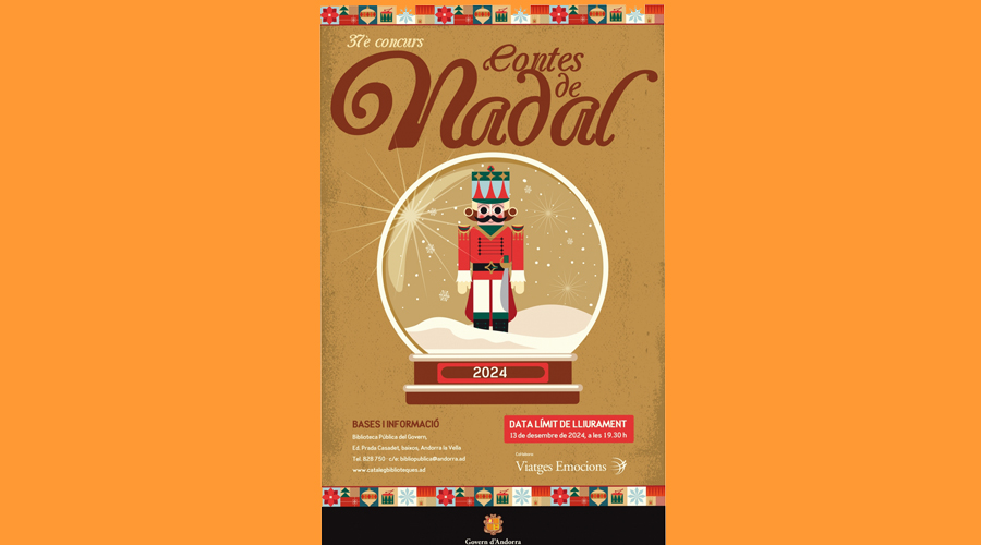 Cartell anunciador del concurs de contes de Nadal (SFGA)