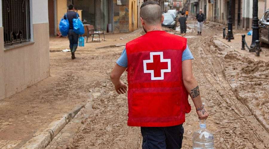 Un efectiu de la Creu Roja Espanyola a terres valencianes (Creu Roja Espanyola)