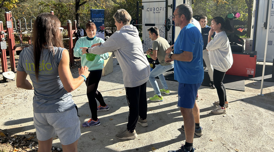 Presentació del 'CuboFit' d'INEFC Pirineus, al Parc Olímpic del Segre (RàdioSeu)