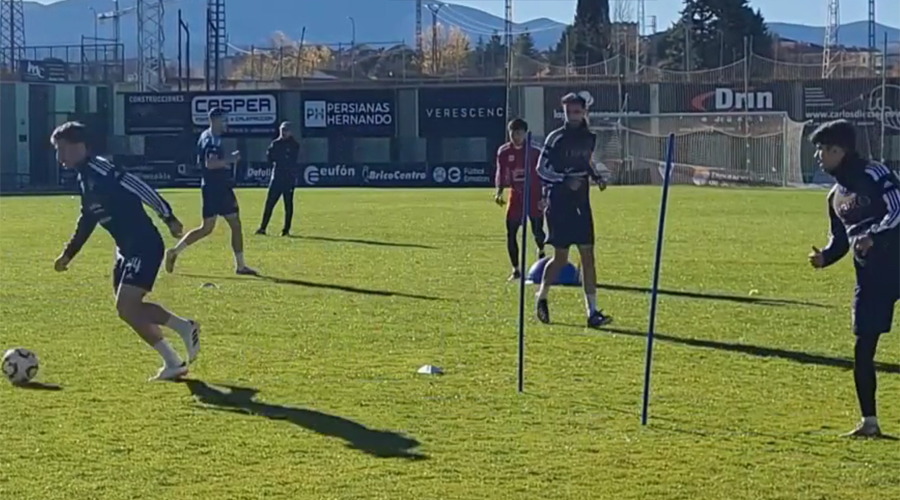 Un entrenament de l'FC Andorra (AndorraDifusió)