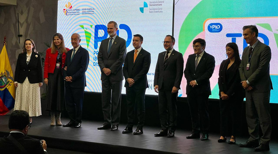 Quart per la dreta, Xavier Espot, a la XXIX Cimera Iberoamericana de caps d’Estat i de Govern (SFGA)