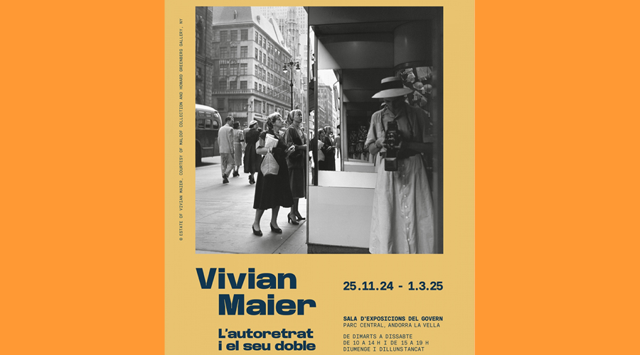 Cartell informant de l'exposició sobre Vivian Maier (SFGA)