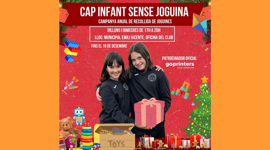 Campanya 'Cap infant sense joguina', de l'FC Pirineus