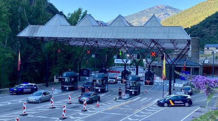 La frontera d'Espanya amb Andorra