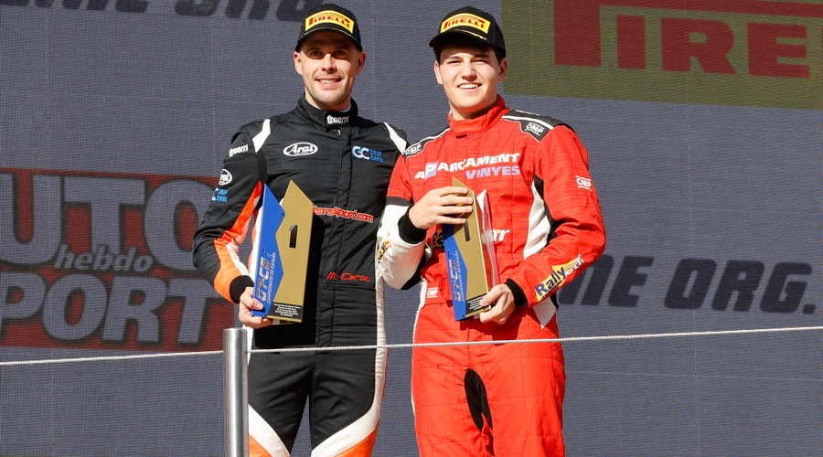 La parella de pilots Marc Carol i Joan Vinyes Jr., campions d’Espanya de Turismes (FotoEsport)