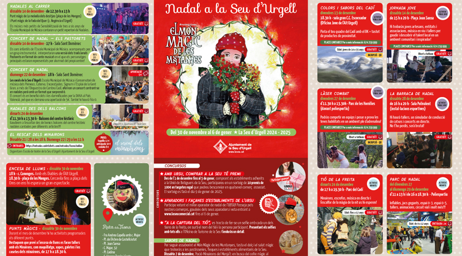 Programa de Nadal a la Seu (Aj. la Seu)