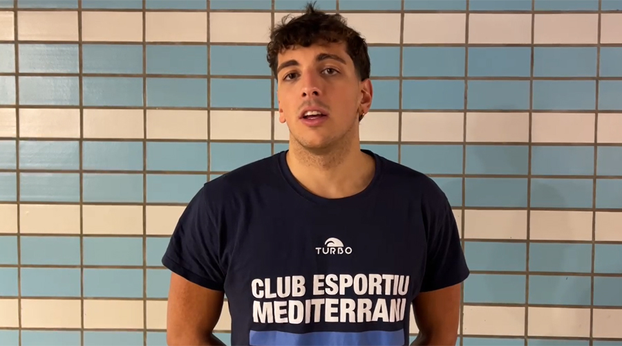 El nedador andorrà, Patrick Pelegrina (FAN)