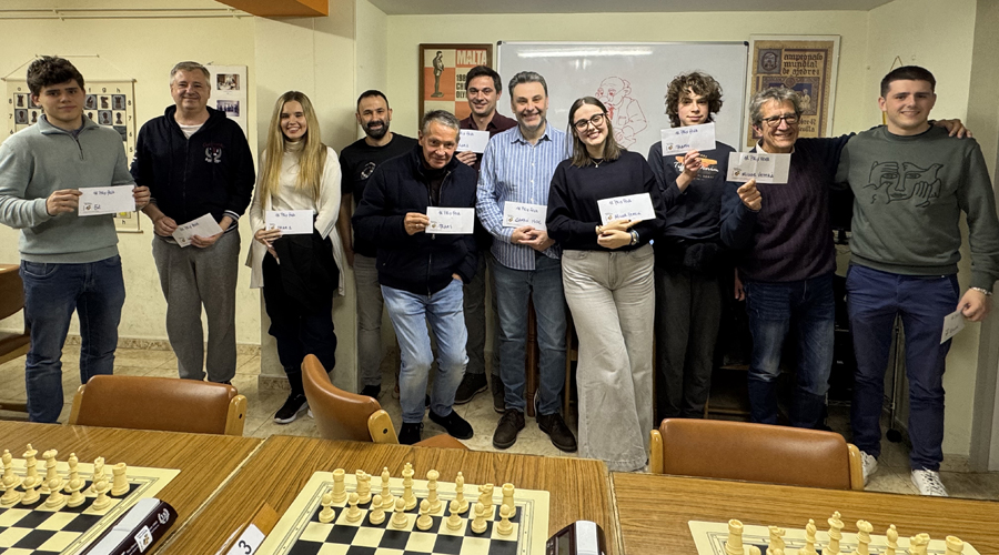 Guardonats en el Primer Prix FEVA (Federació d’Escacs Valls d’Andorra)