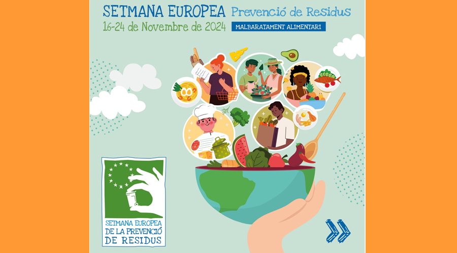 Cartell anunciador de la Setmana Europea de Prevenció de Residus (SFGA)