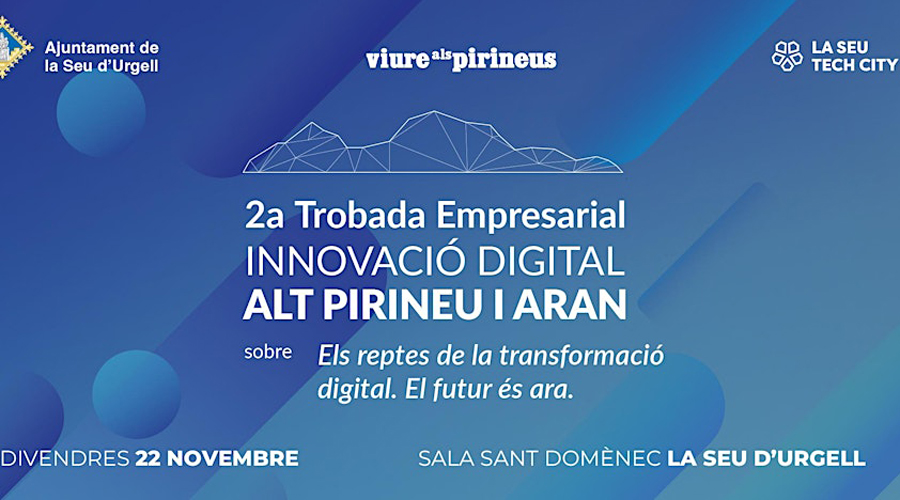 Cartell de la 2a Trobada empresarial d’Innovació Digital (Aj. la Seu)
