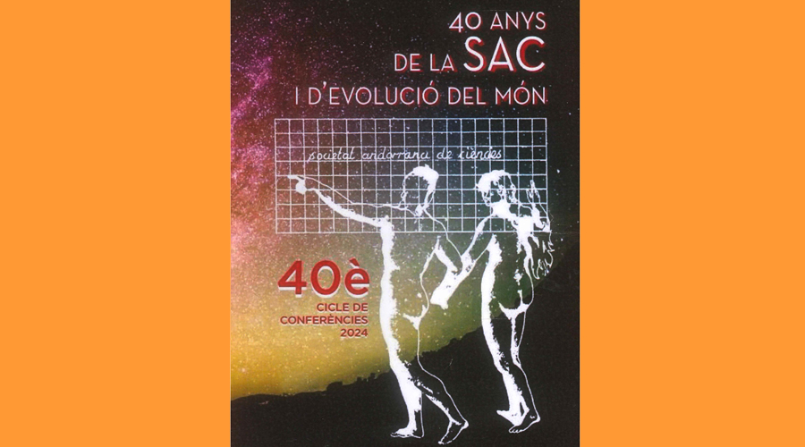 Portada del llibre "40 anys de la SAC i d'evolució del món"