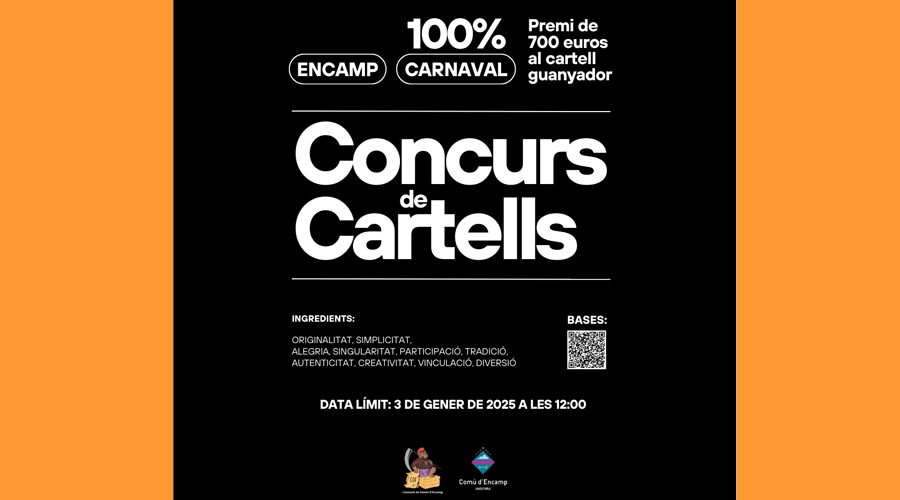El cartell anunciador del concurs (Comú d'Encamp)