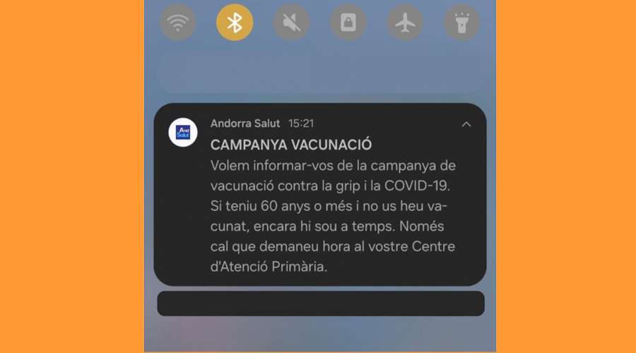 En marxa la nova funcionalitat d'Andorra Salut (SFGA)
