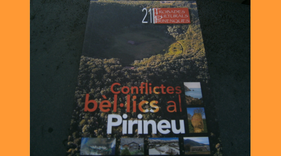 Portada del llibre de la SAC “Conflictes bèl·lics al Pirineu”