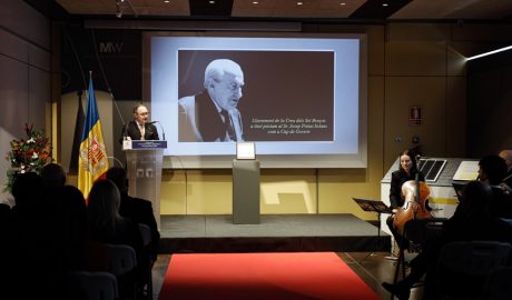 Lliurament a títol pòstum de la Creu dels Set Braços a Josep Pintat Solans