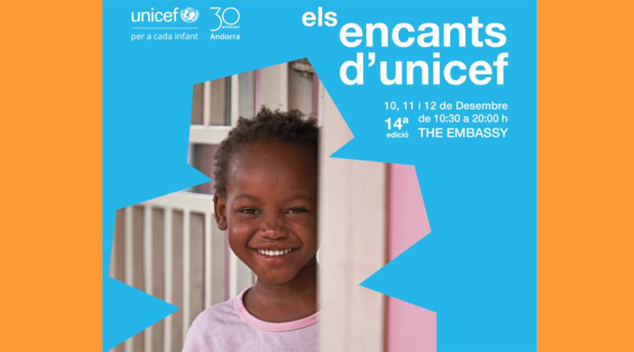 Cartell de l'edició d'enguany dels Encants (UNICEF Andorra)