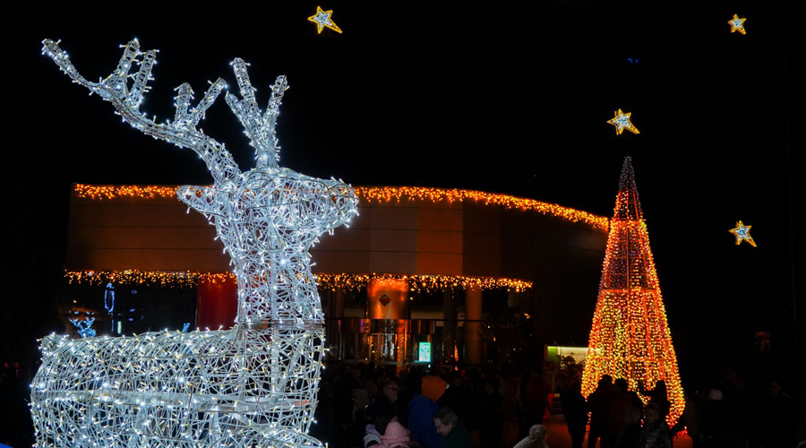 Encesa dels llums de Nadal a la parròquia d'Encamp