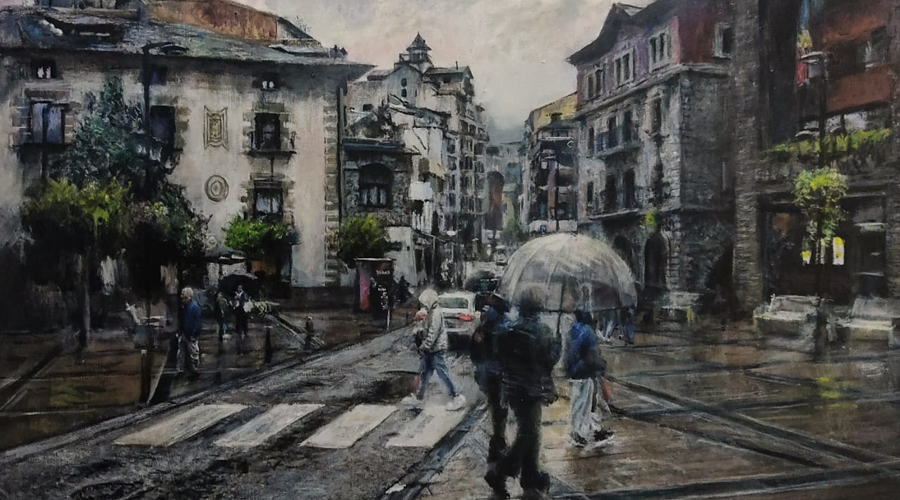 Una de les obres d'Arnau Sánchez (la Xarranca)