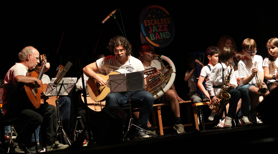 Alguns dels músics que van intervenir al festival