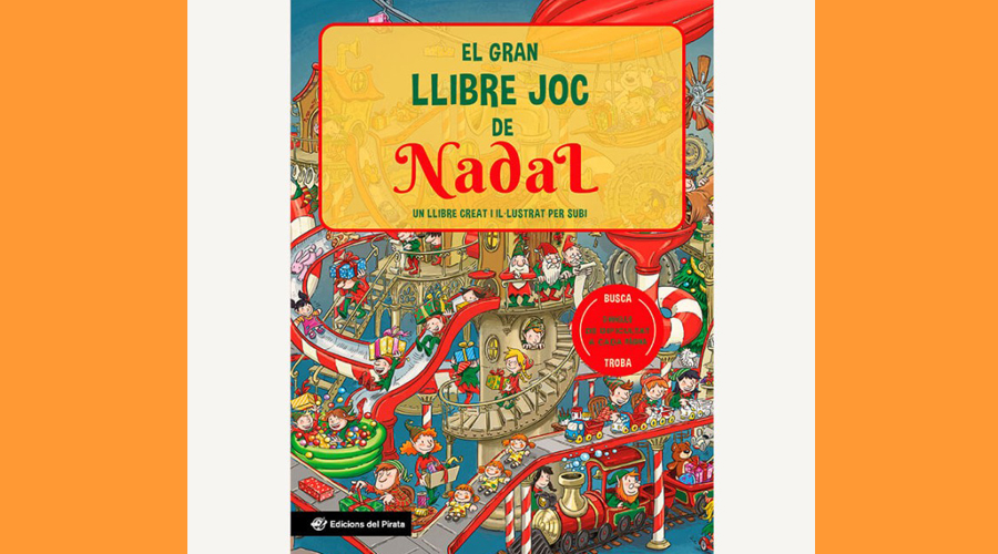 Coberta del llibre infantil "El gran llibre joc de Nadal"