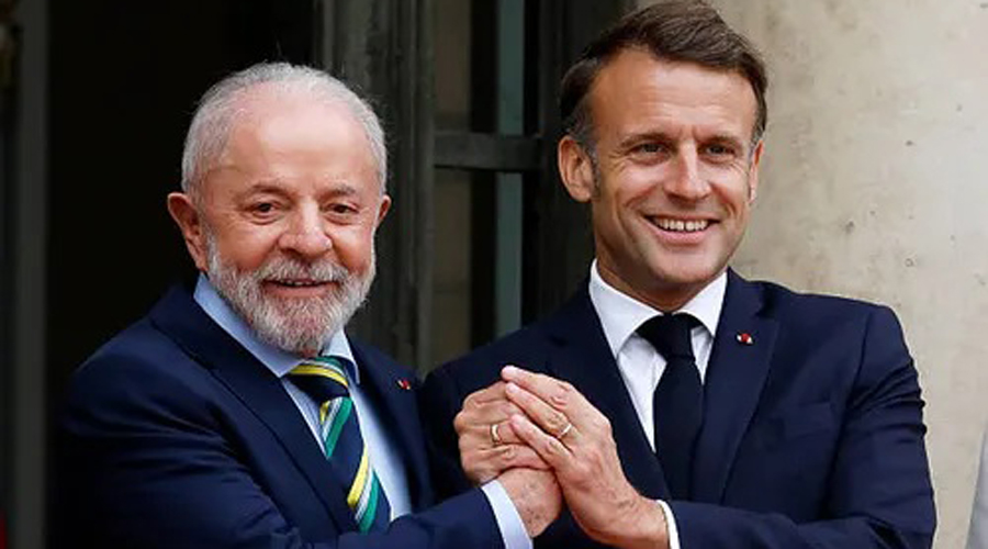 Lula da Silva i Emmanuel Macron