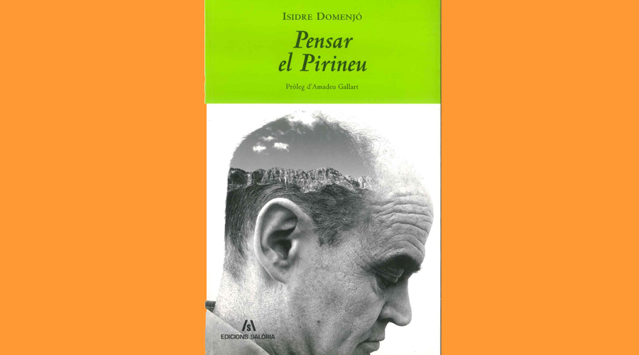 Portada del llibre” Pensar el Pirineu”, d'Isidre Domenjó