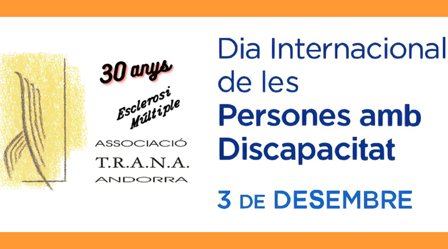 Cartell per al Dia Internacional de les Persones amb Discapacitat (TRANAem Andorra)